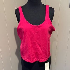 lululemon athletica Women 14 Vibrant Pink Camisole Tank Scoop Neck Active